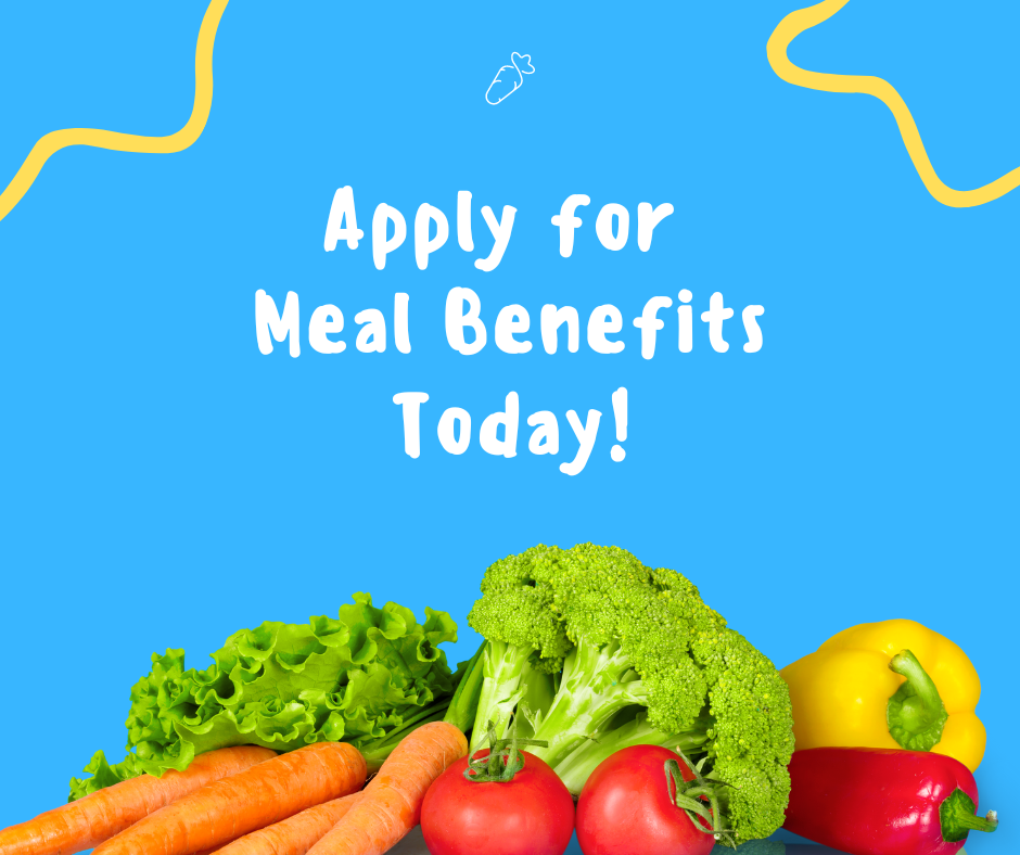  Apply for Meal Benefits Graphic